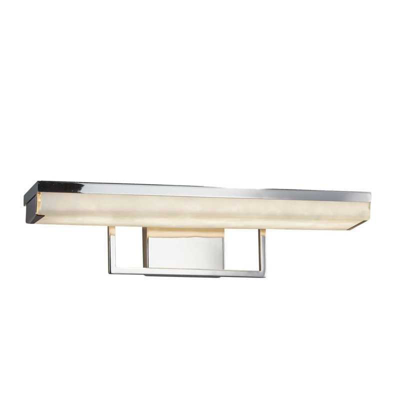Éclairage pour salle de bain 1 lumière DEL à intensité variable Leith, Noir mat, Nuages