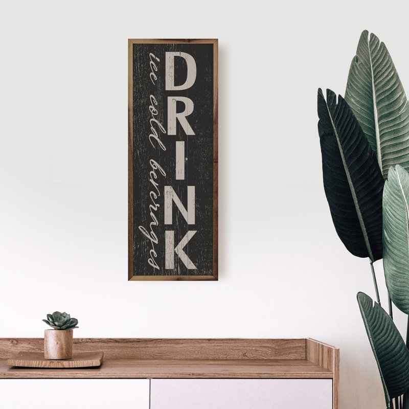 Ice Cold Beverages, H 48 po x l 16 po