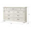 Lounette Platinum White 4-Piece Bedroom Set-236135634