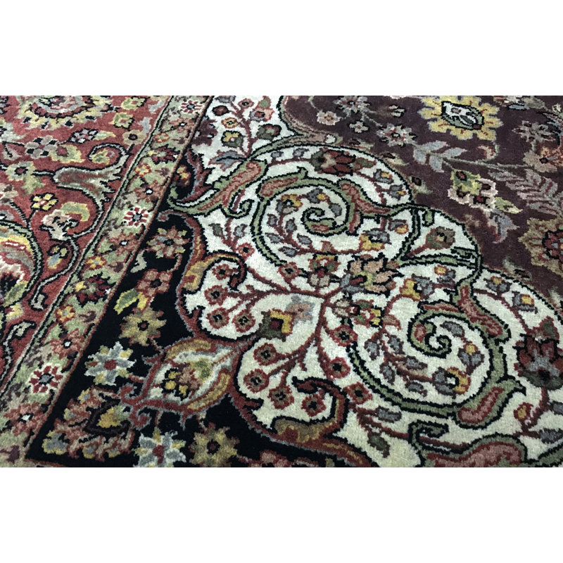 Gramercy Wool Oriental Area Rug in Brown