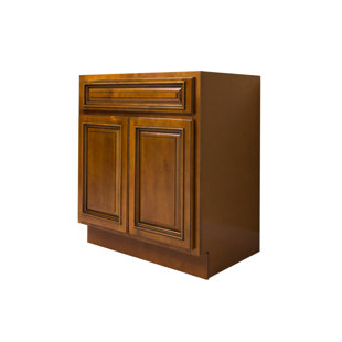 30" W Free-Standing Single Bathroom Vanity Cabinet – Ready-to-Assemble