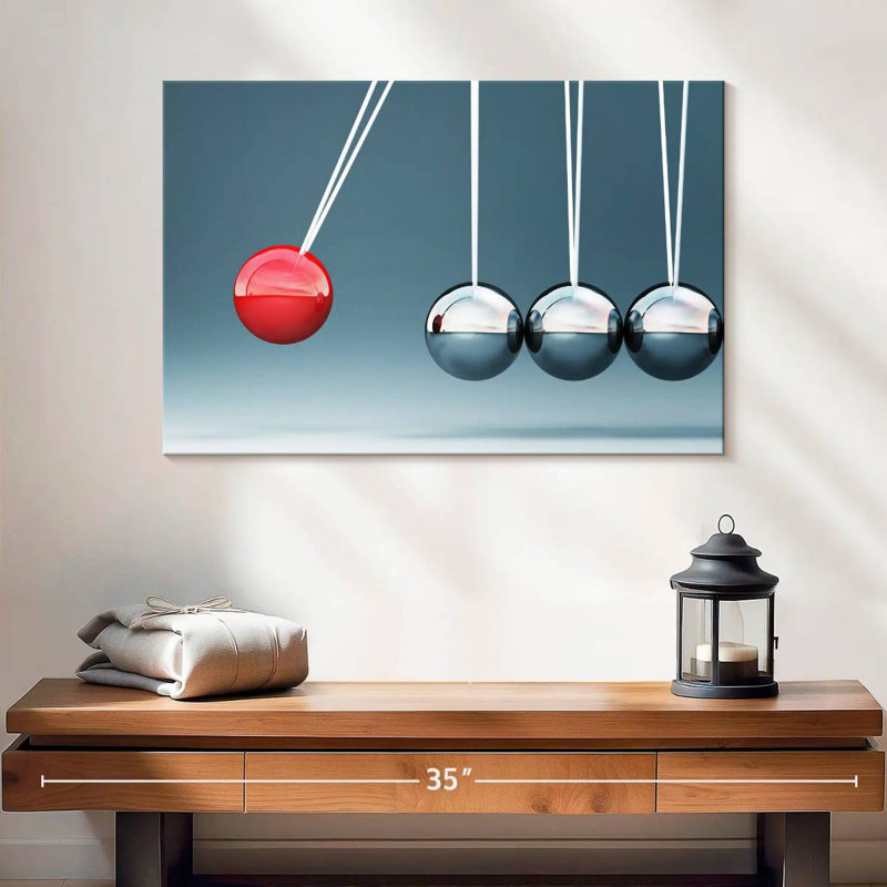 Keiri Newton's Cradle Spheres, 20" H x 30" W