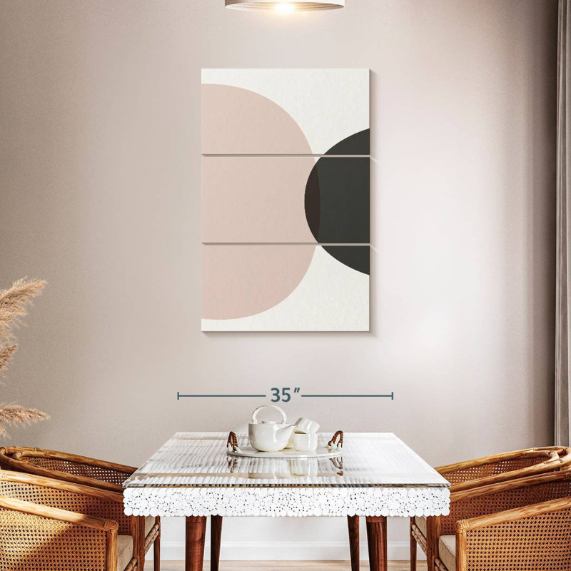 Cercles minimalistes Avery V, H 45 po x l 28 po