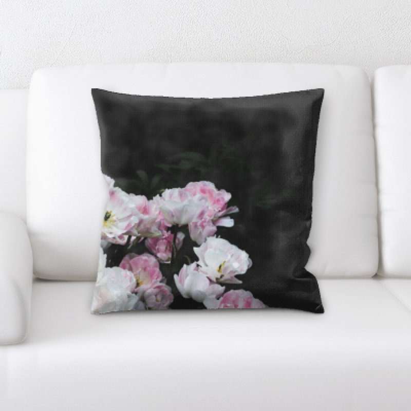 Coussin décoratif fleurs