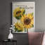 Toile encadrée de tournesols fraîchement cueillis de qualité supérieure - prête à être accrochée-1150296997-1150296999