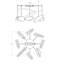 Luminaire suspendu géométrique à DEL Papillons ™-107134673-50612298