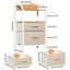 40cm W Metal Bedside Table-706465645