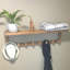 Portemanteau mural en teck-1567653583