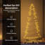 Metal Christmas Tree with Stand Black Steel-969756170