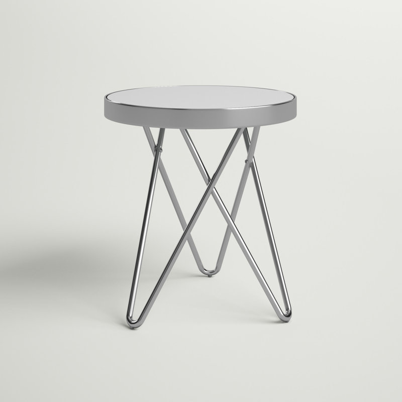 Maggie End Table, Silver