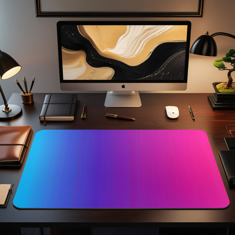 Polyester Desk Pad, 31.5x15.5