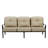 79'' Wide Straight Aluminum Patio Sofa with Cushions