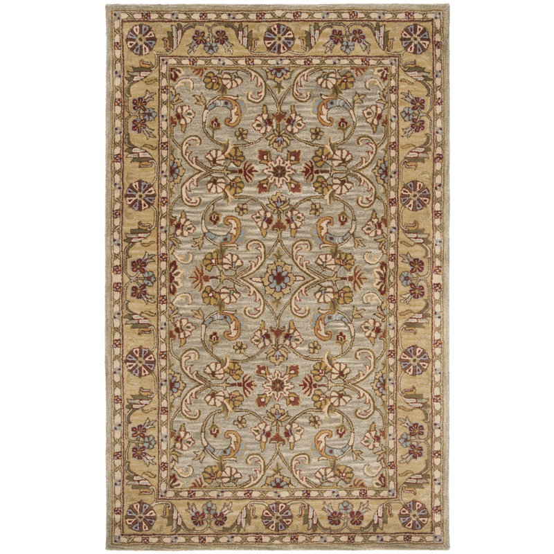 Tapis oriental en laine touffeté à la main Tosca, Rectangle 8 pi 3 po x 11 pi