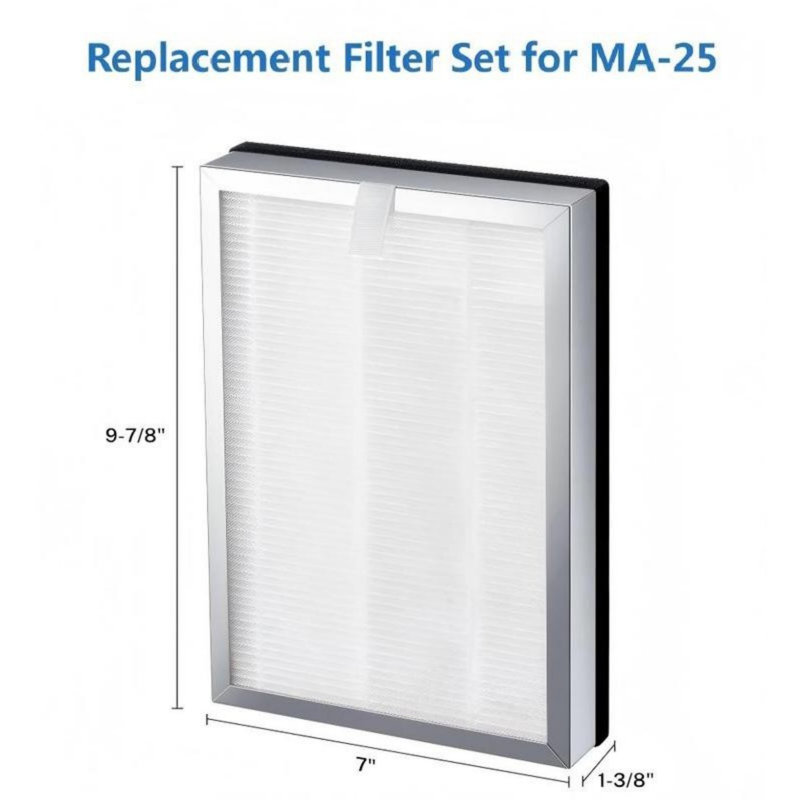 Remplacement du filtre HEPA Medifier MA-25 avec pré-filtre 3 en 1