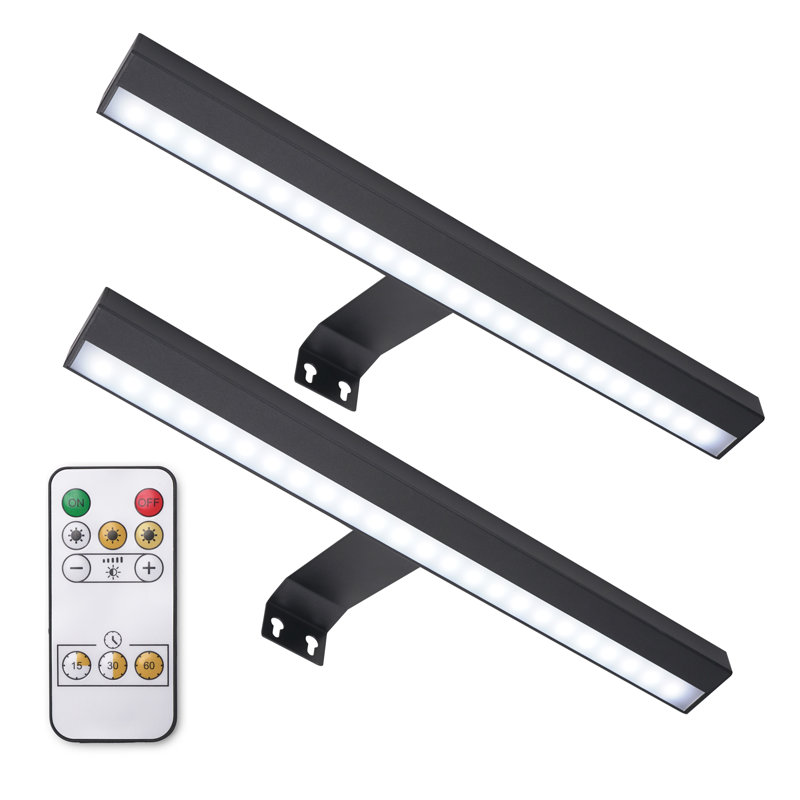 Simsar Plastic LED Flush Mounted Sconce, Black