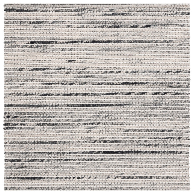 Marbella Hand Woven Wool Rug, Square 6'