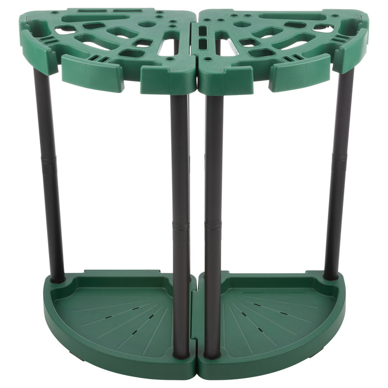 Green and Black Plastic Corner Tool Organizer 2-Pack