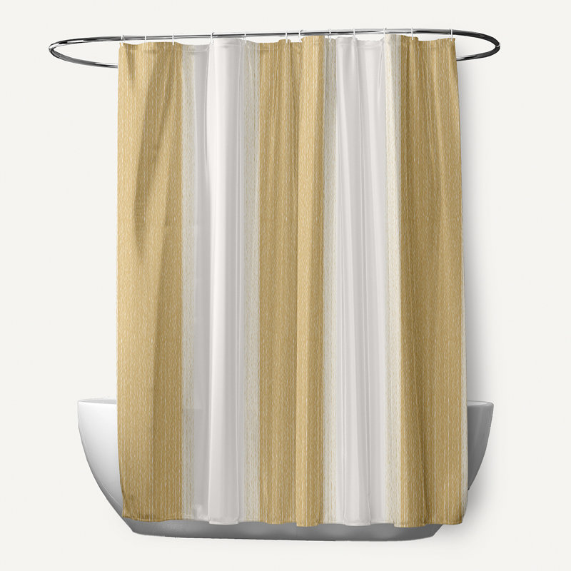 Rideau de douche Bassler, Jaune