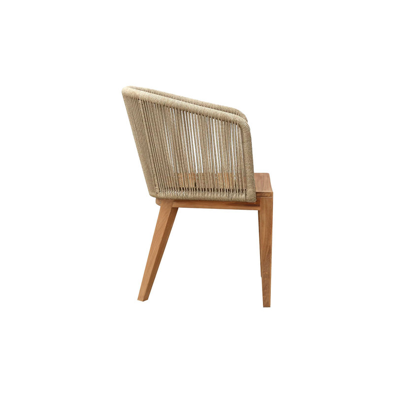Westlake Outdoor Teak Dining Armchair, Natural