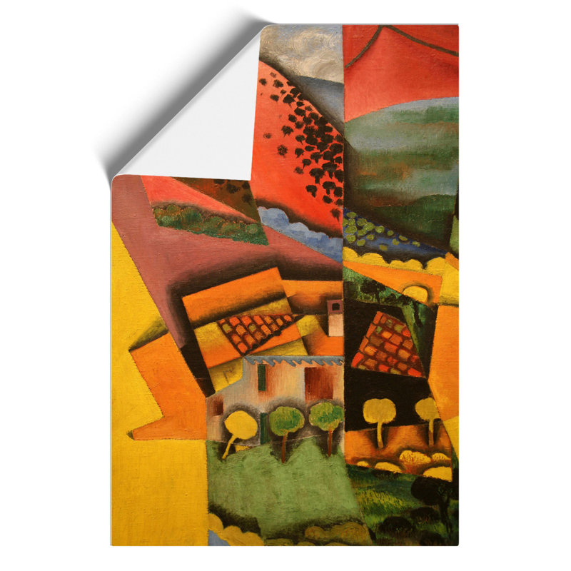 Landscape by Juan Gris - Frameless Print, 59cm H x 42cm W x 0.1cm D