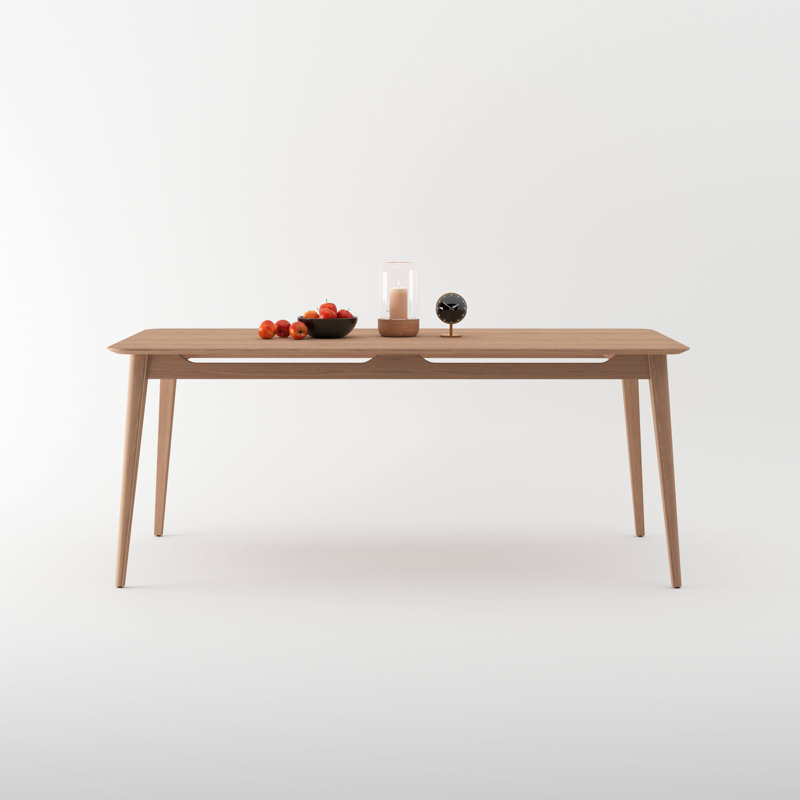 Table de salle à manger Kelwin, Chêne