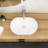 19.42X12.17 Inch Bathroom Vessel Sink - Ceramic, White, Sleek Design, Stain White Ceramic Modern, Quality
