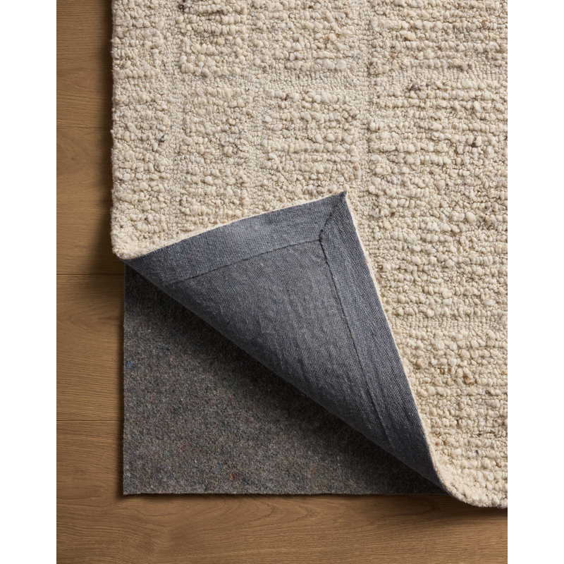 Tapis avoine Magnolia Home par Joanna Gaines x Loloi Jones, Tapis de couloir 2 pi 6 po x 7 pi 6 po