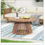 Table basse en bois d'acacia