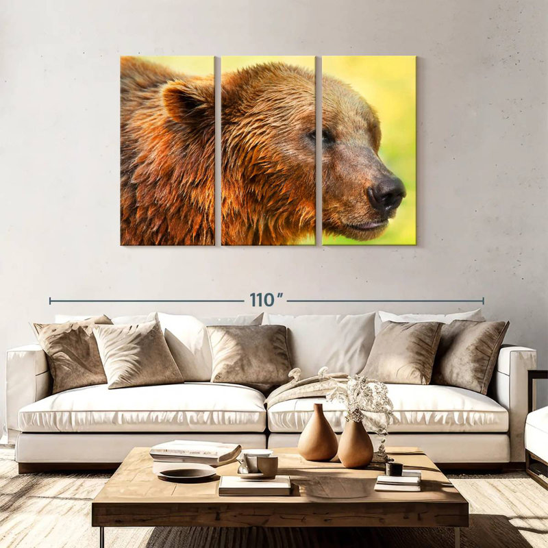Brampt Cute Bear II, 48" H x 74" W