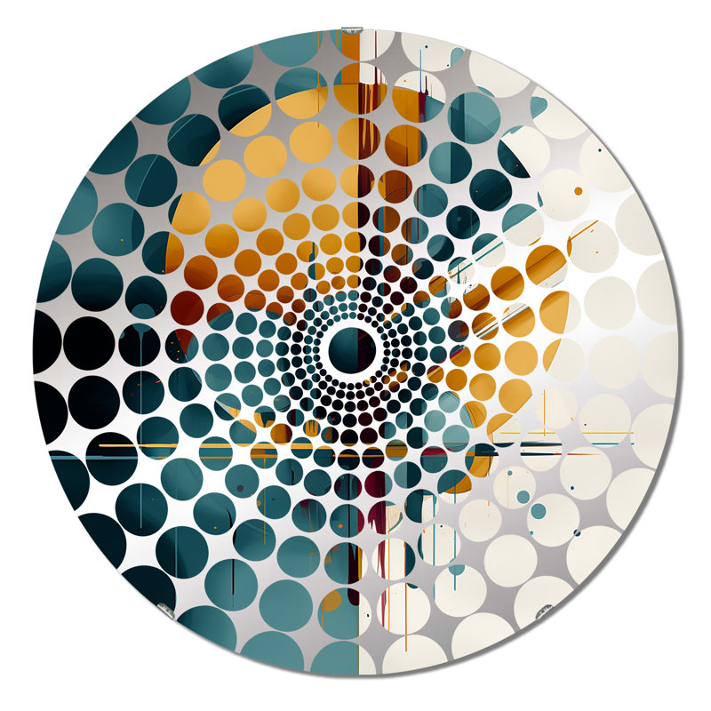 Combe - Concentric Circles Decorative Mirror, 31.4" x 31.4"