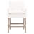 Almando Upholstered Counter Stool with Solid Wood Frame
