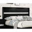 1pc lit grand contemporain noir 1pc