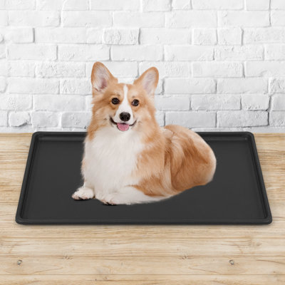28.9-Inch Dog Crate Pan Replacement, Sturdy, Waterproof Plastic Tray for 30-Inch Pet, Rabbit Ferret Critter Kennels, Versatile Pan and Easy to Clean 