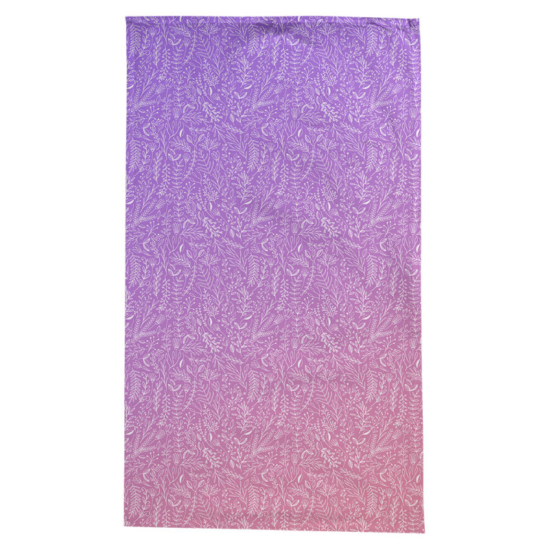 Leffel Ditsy Floral Pattern Tablecloth, Purple/Pink