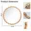 Miroir mural rond 27,5 pouces pour meuble-lavabo