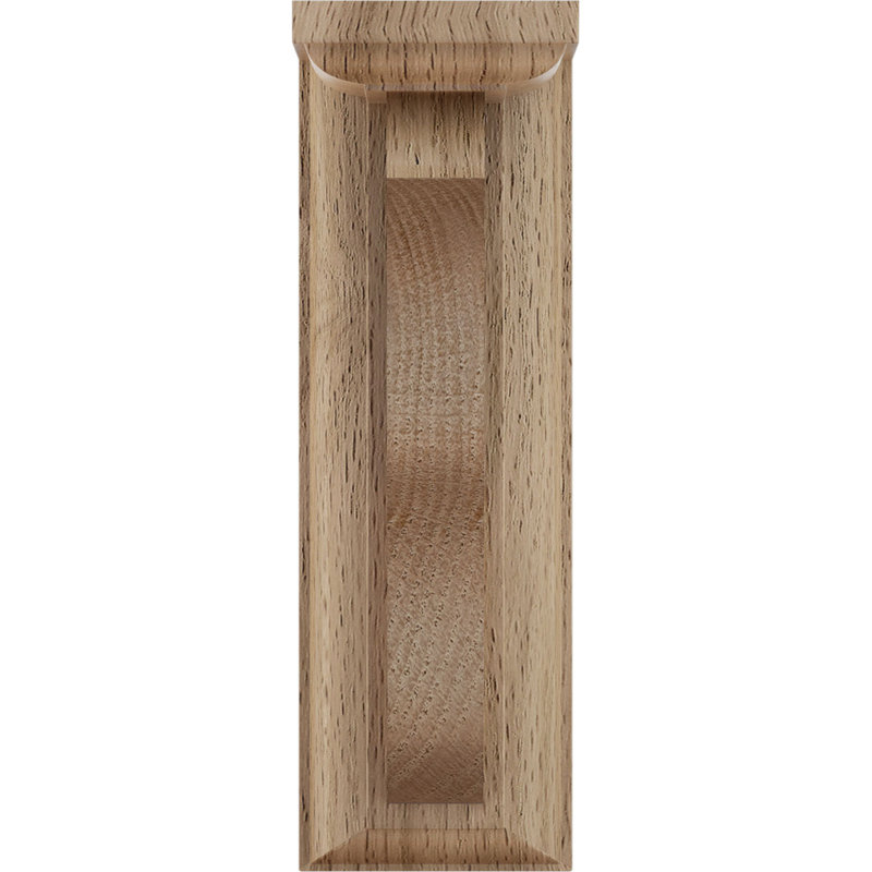 Support traditionnel Hamilton, Chêne rouge, H 7 po x l 2,25 po x P 5 po