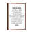 Classic Brown Wood Framed Canvas selected