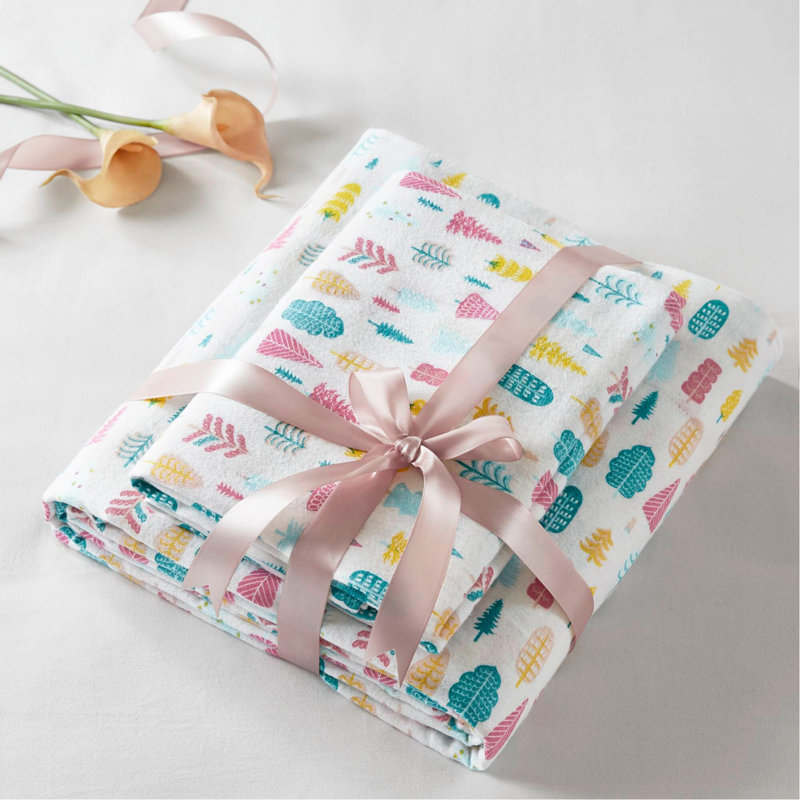 Ensemble de draps en coton 4 pièces