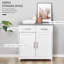 Armoire de salle de bain autoportante l 26,75 po x H 30 po x P 13 po Ilke
