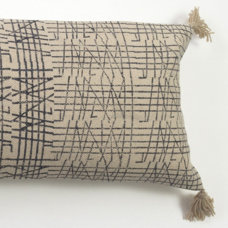 Rebecca Long Bolster Pillow Abstract Bolster Pillow