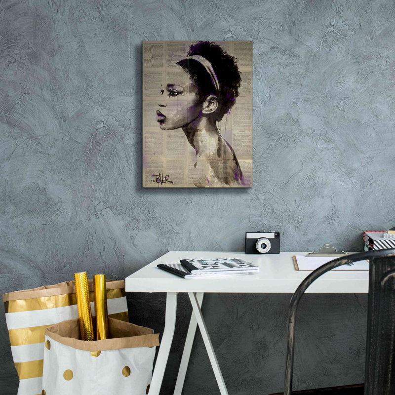 «Legends» par Loui Jover, art mural sur toile, H 16 po x l 12 po x P 0,75 po