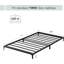 Lit simple WildVenture - 6 po, noir mat, espace sous le lit