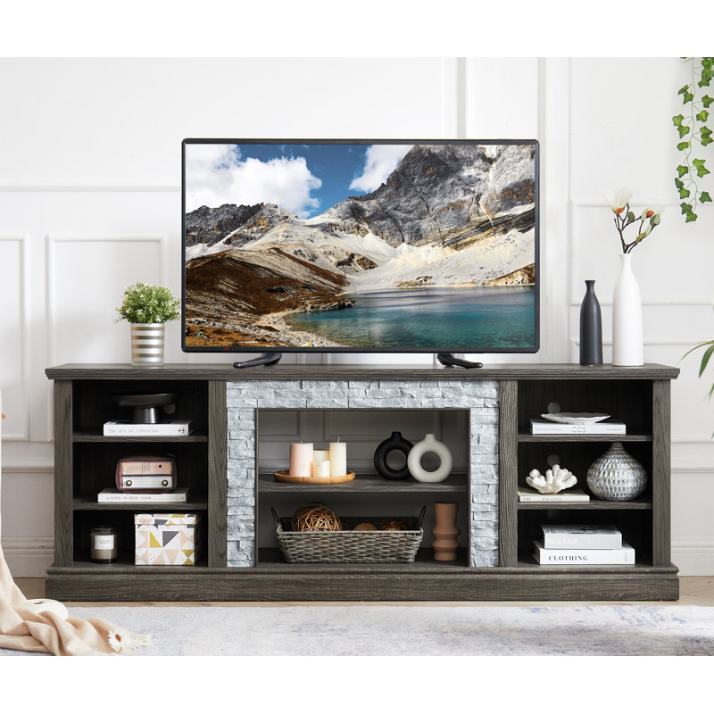 Jazai Storage Credenza, 26" H x 70" W x 15" D, Cherry, Yes