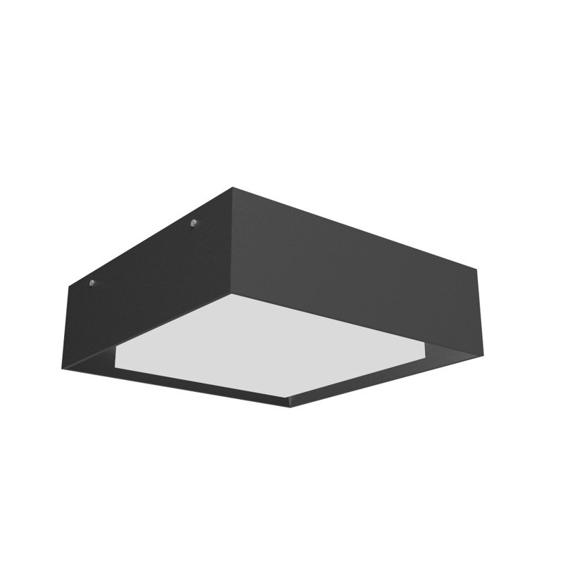 Meio 1 - Light LED Flush Mount, Maple, 4.68" H x 23.4" W x 23.4" D
