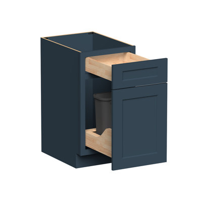Armoire de rangement pour poubelle de cuisine prête à assembler l 18 po x P 24 po x H 34,5 po CASAINC