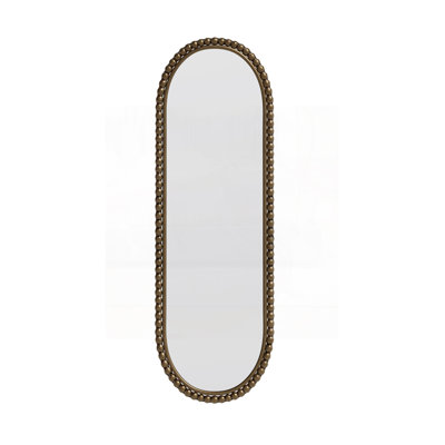 Iron Art Oval Retro Mirror