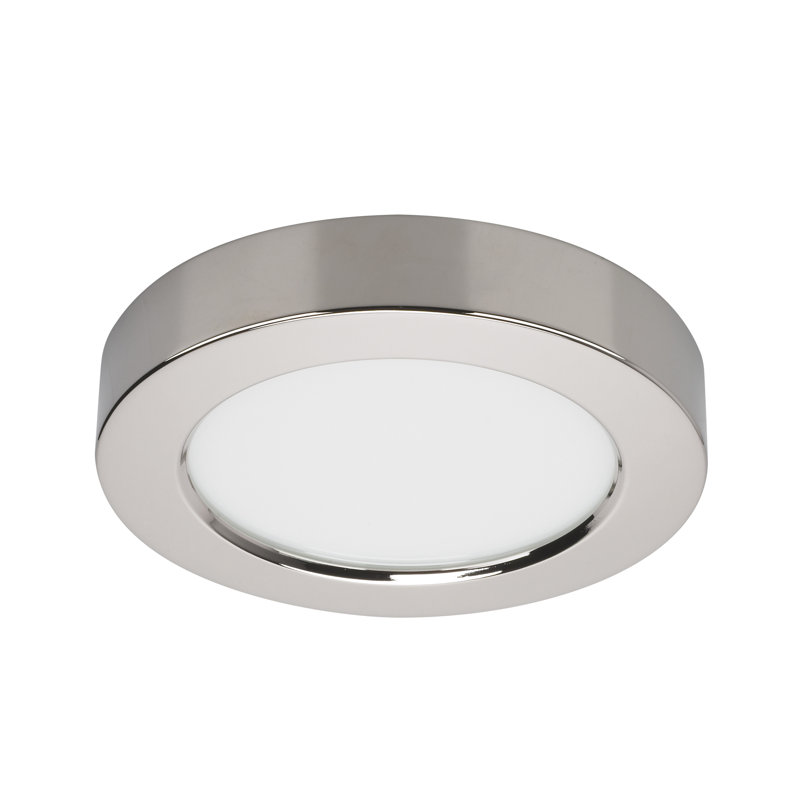 Speidel LED Flush Mount, Polished Chrome, 1" H x 5" W x 5" D