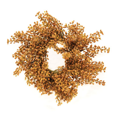 Faux Astilbe Plastic 10'' Wreath