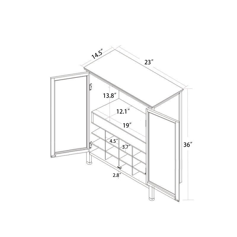 Armoire à vin Hauck
