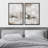 Color Blocks " Pastel Grunge Paint Stroke Abstract Modern Art Wall Decor Artwork Calm Relax " 2 - Pieces-98109264-98109262